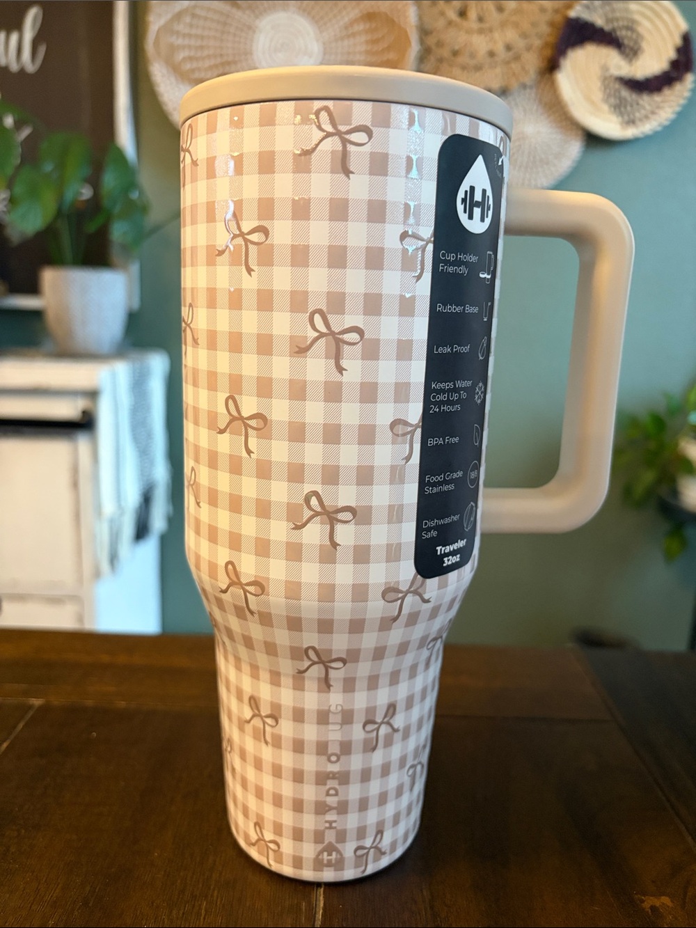 HYDROJUG 32 oz. Traveler Tumbler - Cozy Collection in Snickerdoodle! New!
